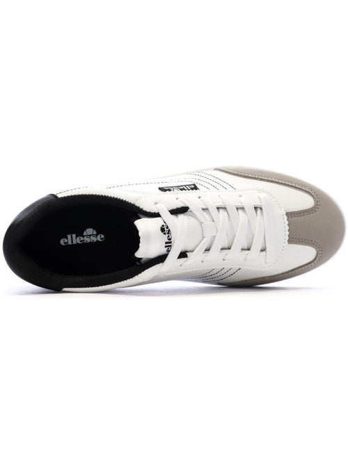 Sapatilhas Ellesse Catarina para Mulher Branco/Cinzento Escuro - Kiabi Sapatilhas Ellesse Catarina para Mulher Branco/Cinzento Escuro - Kiabi