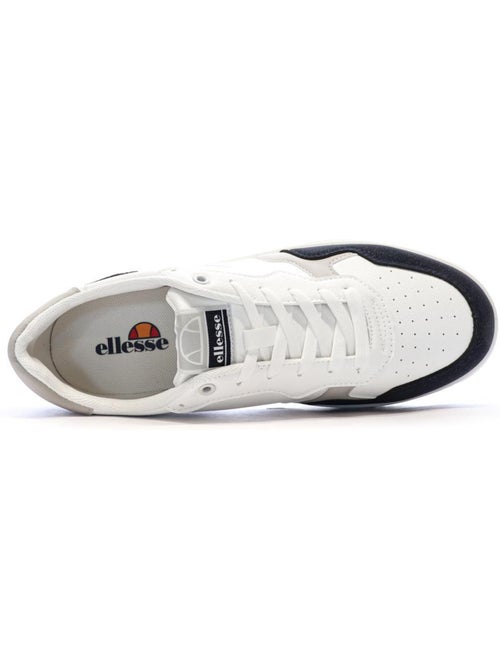 Sapatilhas Ellesse Pansit para Homem Brancas e Azul-Marinho - Kiabi Sapatilhas Ellesse Pansit para Homem Brancas e Azul-Marinho - Kiabi