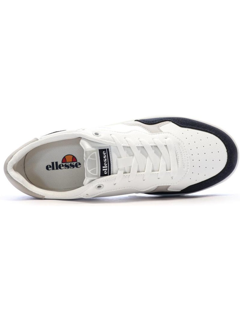 Sapatilhas Ellesse Pansit para Homem Brancas e Azul-Marinho Azul-marinho - Kiabi