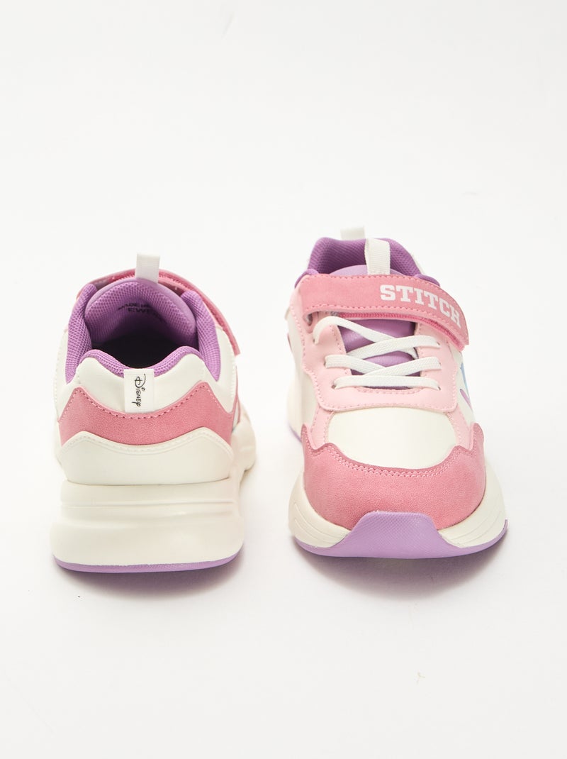 Sapatilhas estilo running 'Stitch' Branco - Kiabi