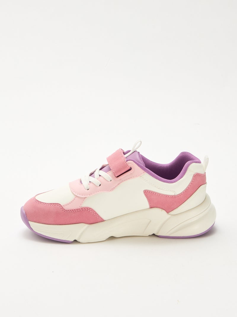 Sapatilhas estilo running 'Stitch' Branco - Kiabi