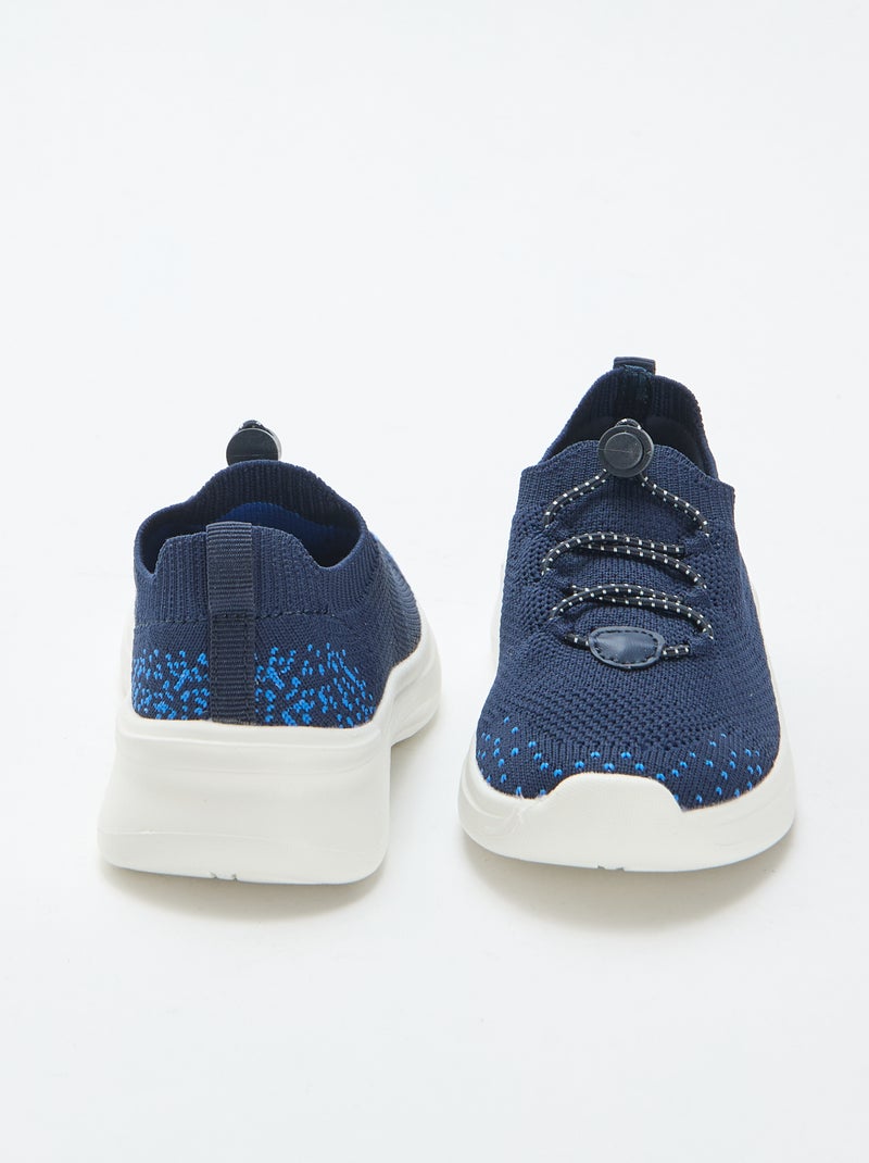 Sapatilhas flyknit ajustáveis com travão Azul - Kiabi