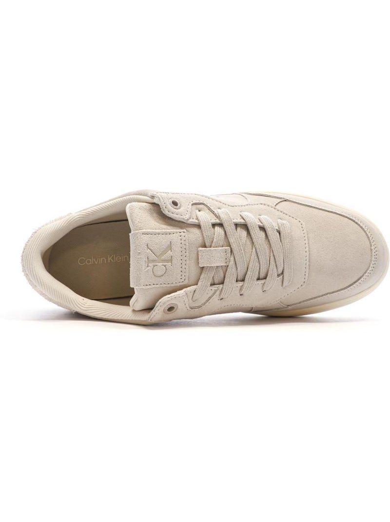 Sapatilhas Greige Calvin Klein Jeans Classic Cupsole para Homem Bege - Kiabi