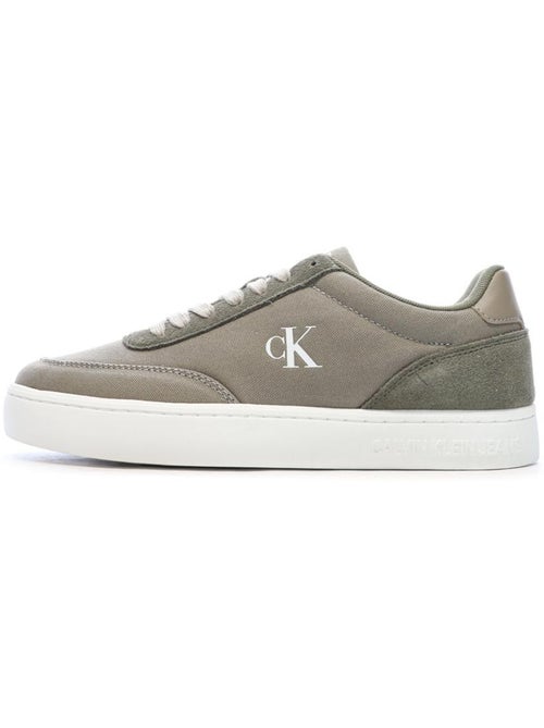 Sapatilhas Kaki Calvin Klein Jeans Classic Cupsole para Homem - Kiabi Sapatilhas Kaki Calvin Klein Jeans Classic Cupsole para Homem - Kiabi
