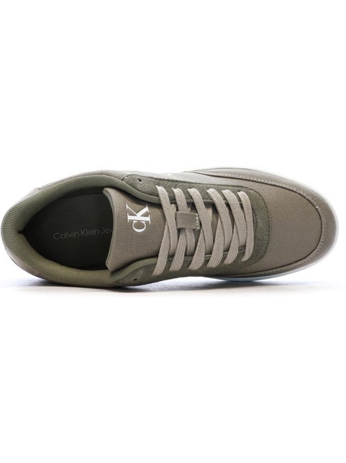 Sapatilhas Kaki Calvin Klein Jeans Classic Cupsole para Homem - Kiabi Sapatilhas Kaki Calvin Klein Jeans Classic Cupsole para Homem - Kiabi
