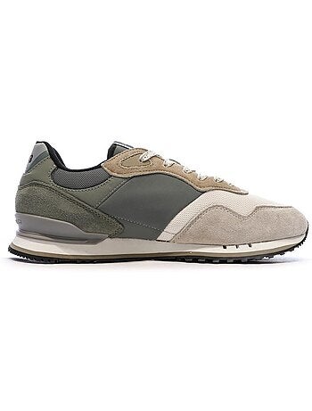 Sapatilhas kaki para homem pepe jeans london mind