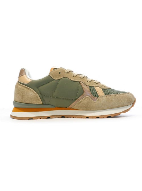 Sapatilhas Kaki para Mulher Pepe Jeans Brit Jump - Kiabi Sapatilhas Kaki para Mulher Pepe Jeans Brit Jump - Kiabi
