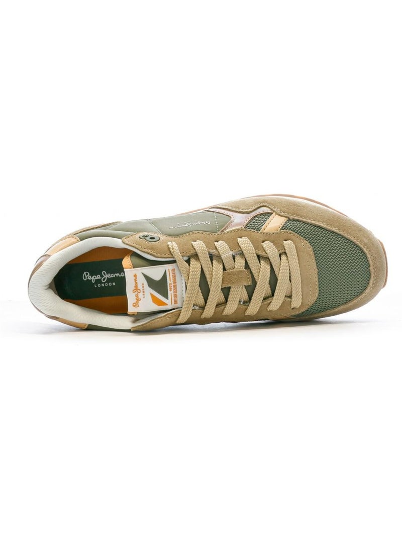 Sapatilhas Kaki para Mulher Pepe Jeans Brit Jump Verde cáqui claro - Kiabi