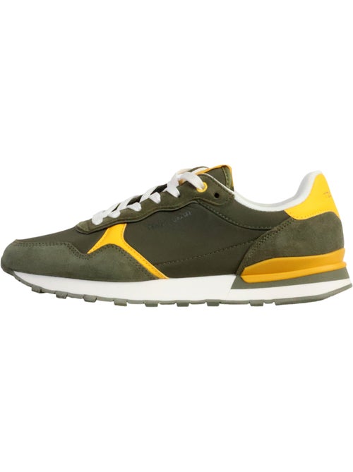 Sapatilhas Kaki/Amarelas para Homem Teddy Smith 120667 - Kiabi Sapatilhas Kaki/Amarelas para Homem Teddy Smith 120667 - Kiabi