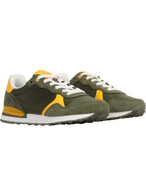 Sapatilhas Kaki/Amarelas para Homem Teddy Smith 120667 - Kiabi Sapatilhas Kaki/Amarelas para Homem Teddy Smith 120667 - Kiabi
