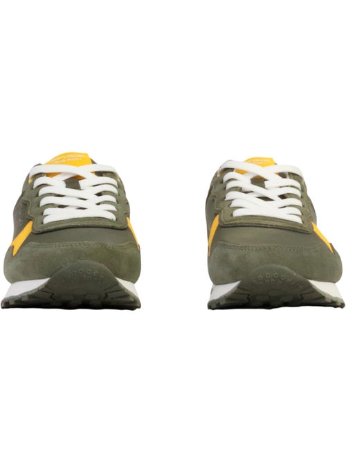 Sapatilhas Kaki/Amarelas para Homem Teddy Smith 120667 - Kiabi Sapatilhas Kaki/Amarelas para Homem Teddy Smith 120667 - Kiabi