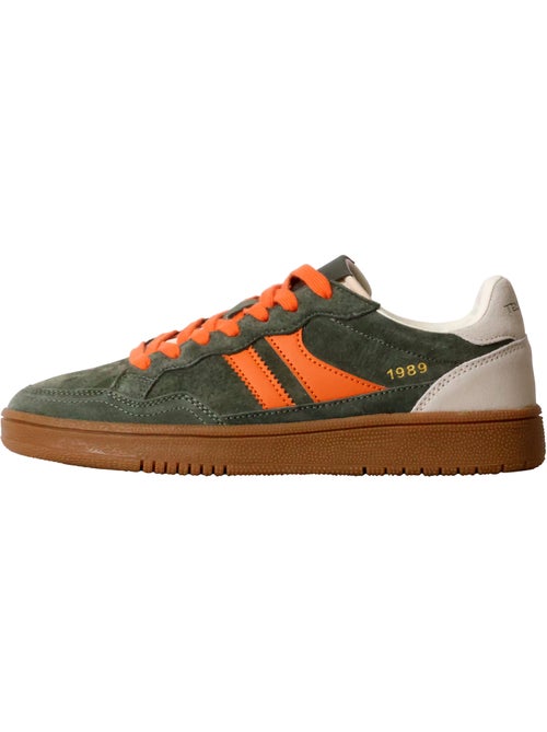 Sapatilhas Kaki/Laranja para Homem Teddy Smith 120310 - Kiabi Sapatilhas Kaki/Laranja para Homem Teddy Smith 120310 - Kiabi