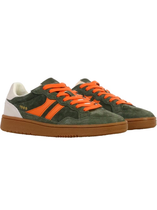 Sapatilhas Kaki/Laranja para Homem Teddy Smith 120310 - Kiabi Sapatilhas Kaki/Laranja para Homem Teddy Smith 120310 - Kiabi