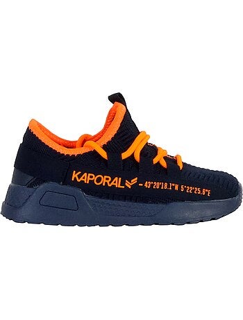 Sapatilhas kaporal dofini para menino azul-marinho/laranja