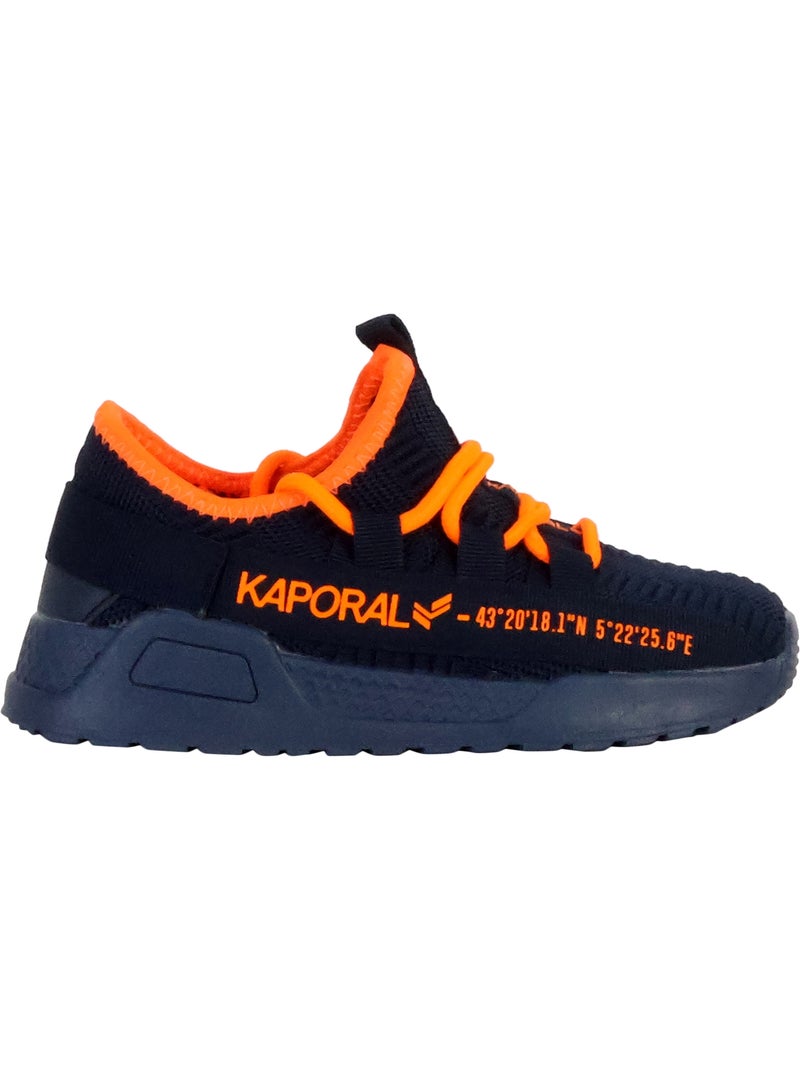 Sapatilhas kaporal dofini para menino azul-marinho/laranja Azul - Kiabi