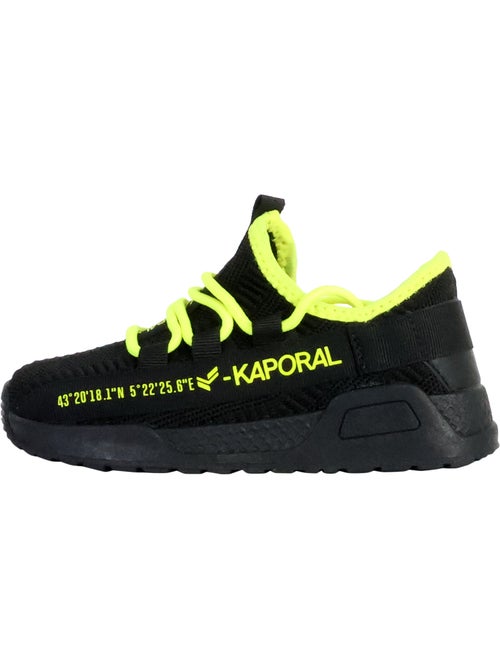 Sapatilhas kaporal dofini para rapaz - preto/amarelo - Kiabi Sapatilhas kaporal dofini para rapaz - preto/amarelo - Kiabi
