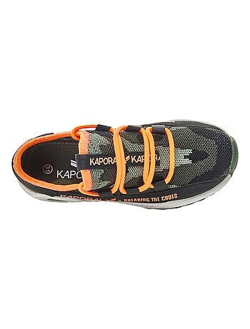 Sapatilhas kaporal dofini para rapaz kaki/preto