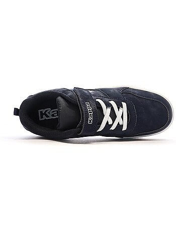 Sapatilhas kappa falcon para menino, azul-marinho e branco