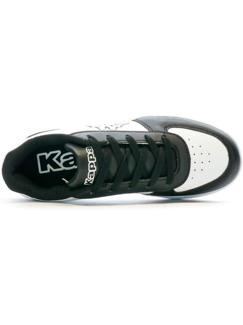 Sapatilhas kappa malone atacadores preto/branco menino - Kiabi