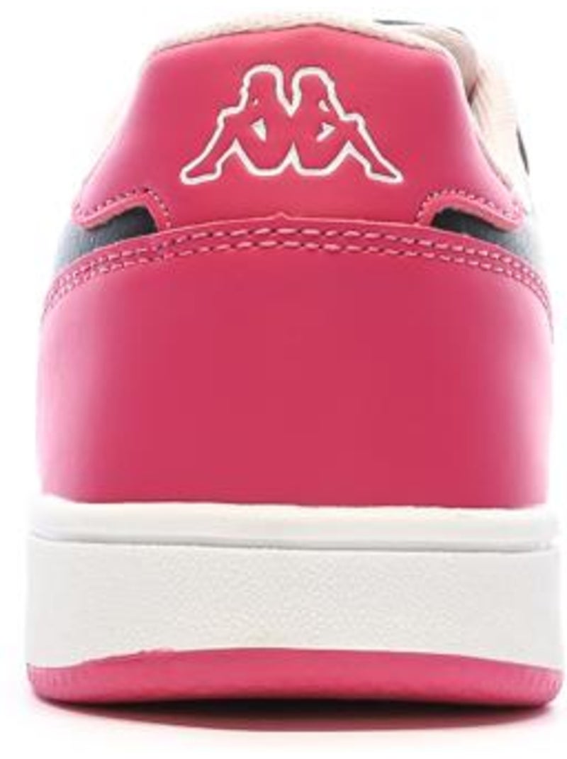 Sapatilhas kappa malone com atacadores para menina - preto/rosa Rosa - Kiabi