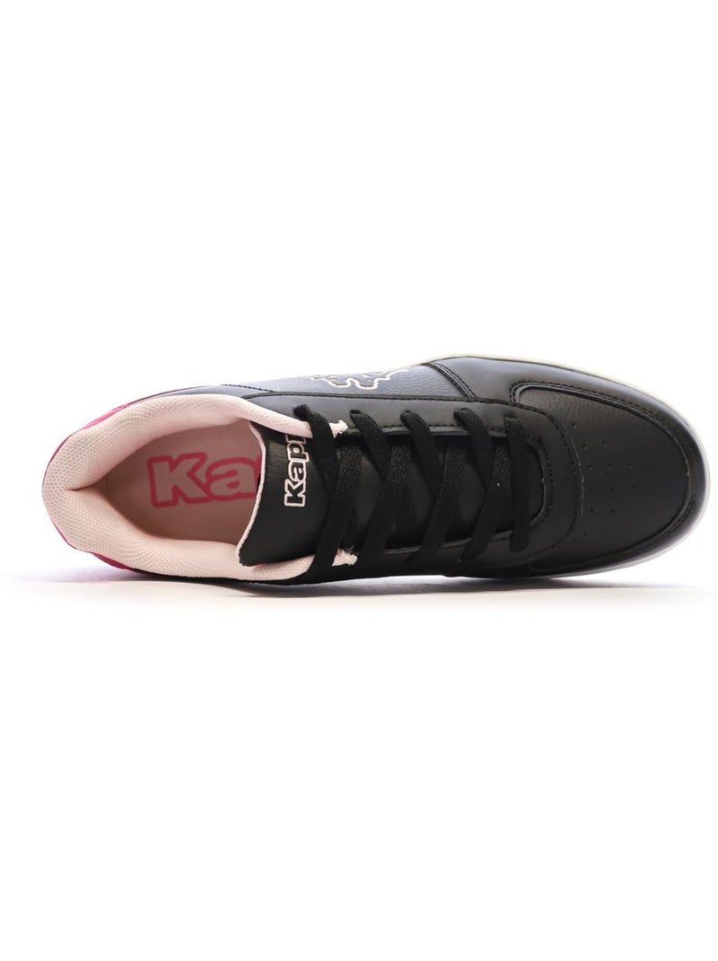 Sapatilhas kappa malone com atacadores para menina - preto/rosa Rosa - Kiabi