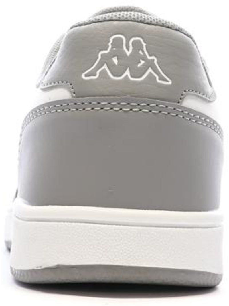 Sapatilhas kappa malone de atacadores para menino branco/cinzento Cinza-prateado - Kiabi