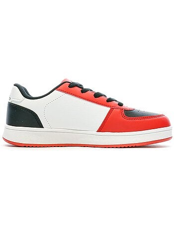 Sapatilhas kappa malone com atacadores para menina - preto/rosa