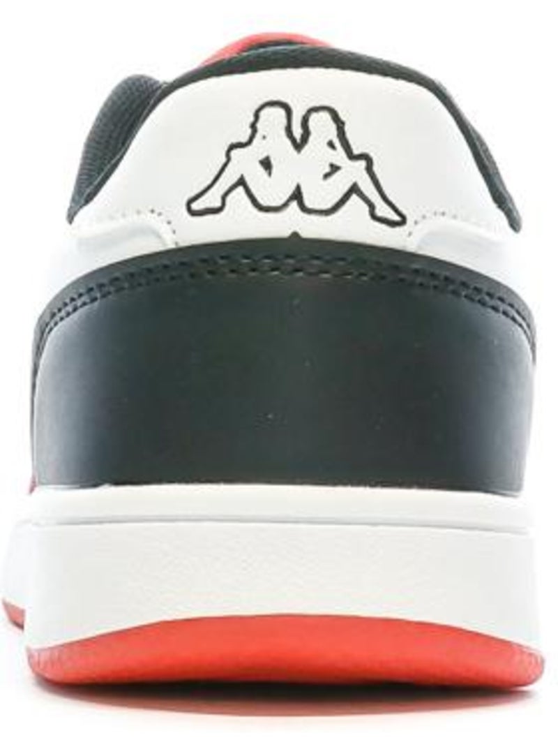 Sapatilhas kappa malone de atacadores para rapaz branco/vermelho Branco Vermelho Preto - Kiabi