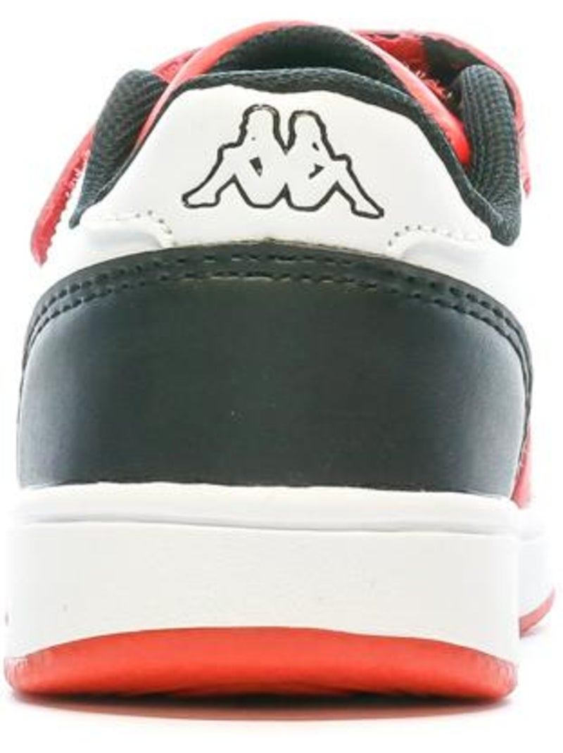 Sapatilhas kappa malone para menino branco/vermelho Branco - Kiabi