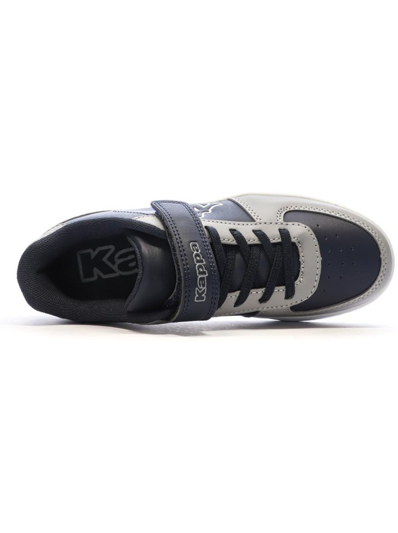 Sapatilhas kappa malone para menino em cinzento e azul-marinho Azul-cinza - Kiabi