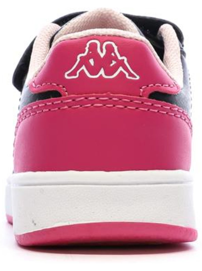 Sapatilhas kappa malone para menino em preto e vermelho 381y12w Preto Rosa Branco - Kiabi