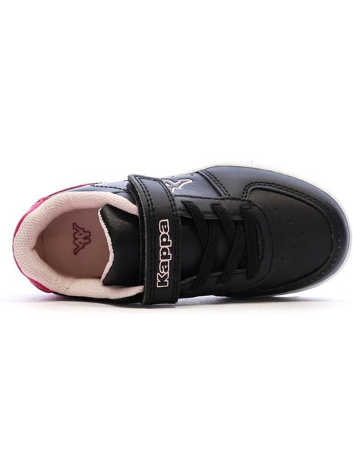 Sapatilhas kappa malone para menino em preto e vermelho 381y12w - Kiabi