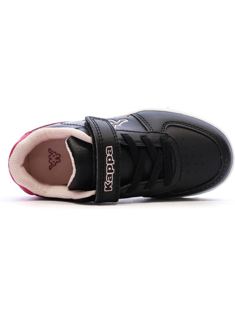 Sapatilhas kappa malone para menino em preto e vermelho 381y12w Preto Rosa Branco - Kiabi