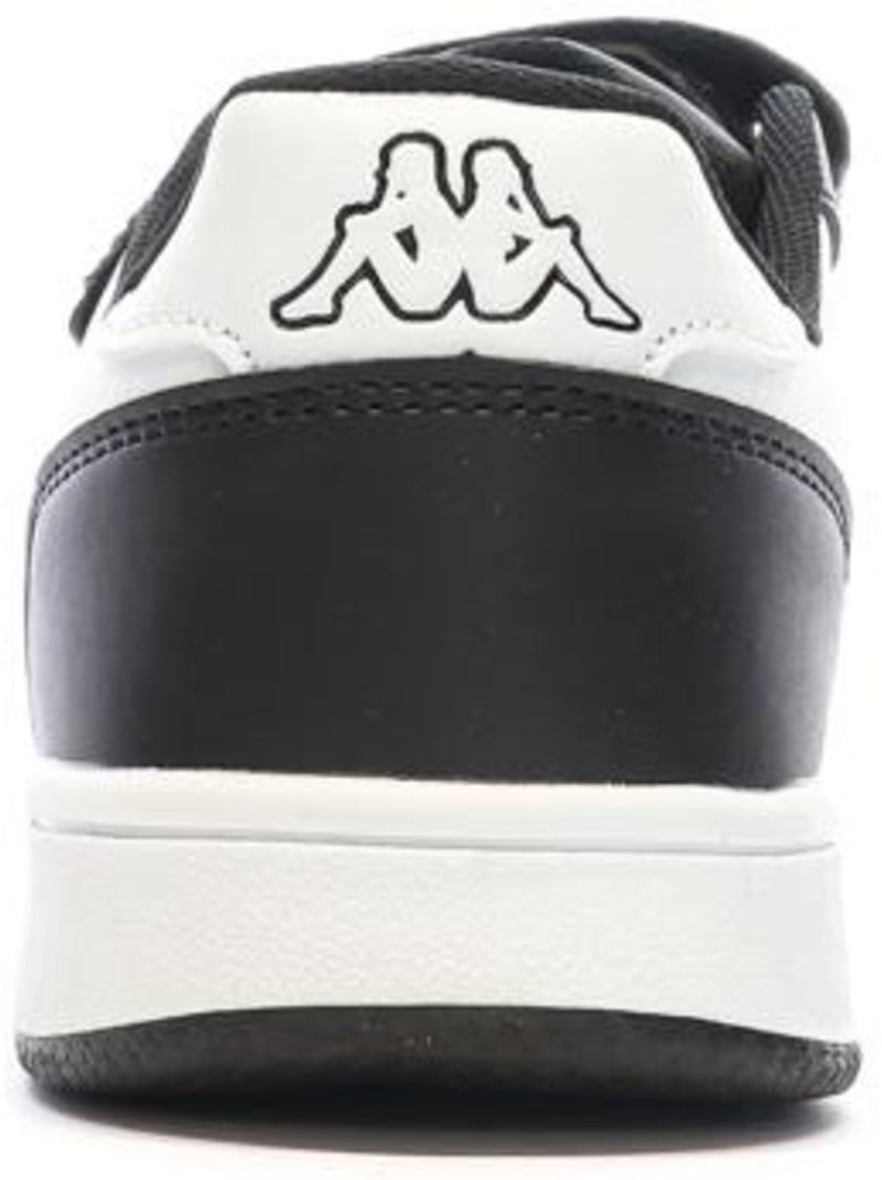 Sapatilhas Kappa Malone para Menino Pretas e Brancas Branco Preto - Kiabi