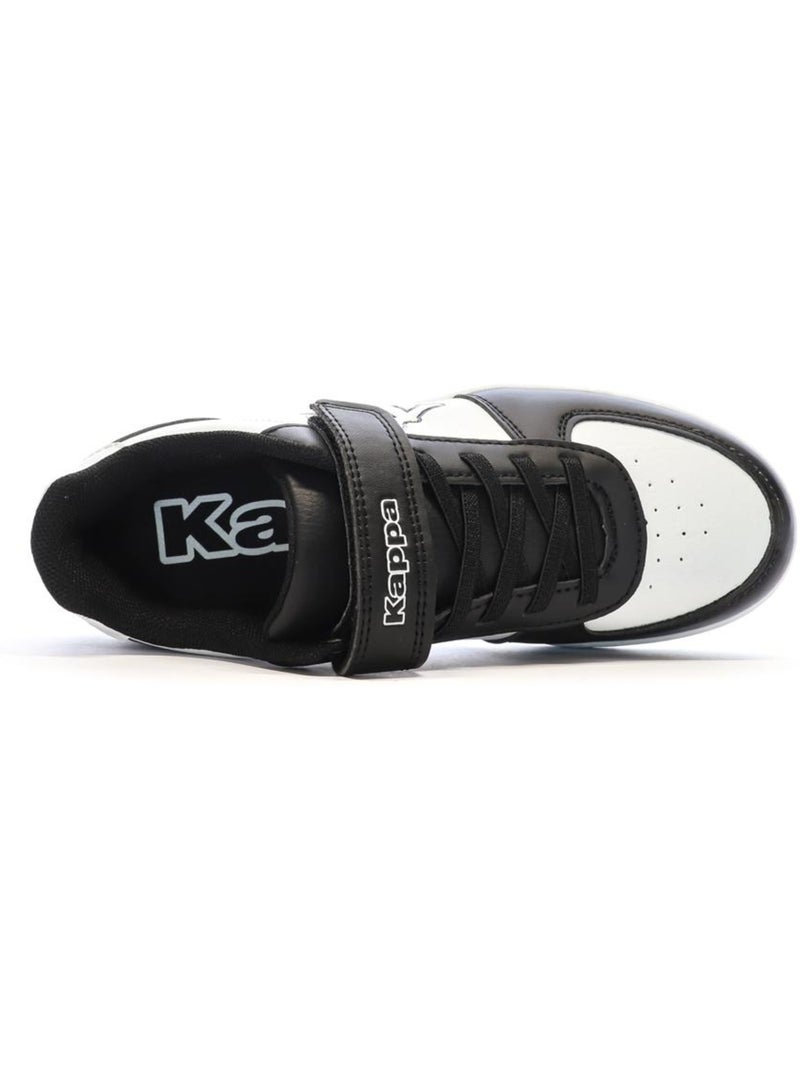 Sapatilhas Kappa Malone para Menino Pretas e Brancas Branco Preto - Kiabi