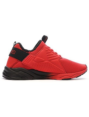 Sapatilhas kappa san puerto para menina - preto/rosa