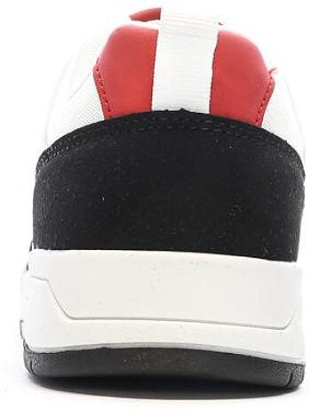 Sapatilhas kappa manis para criança - branco/preto/vermelho