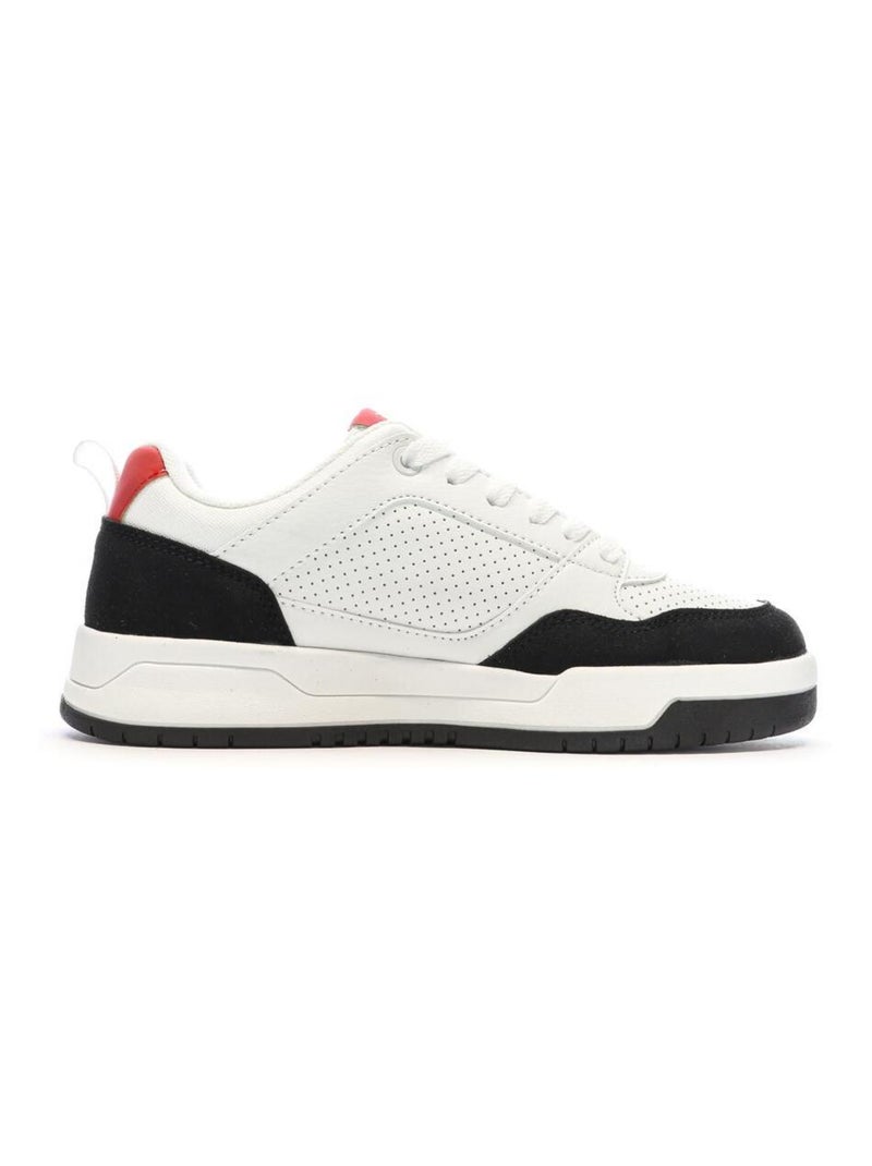 Sapatilhas kappa manis para criança - branco/preto/vermelho Vermelho - Kiabi