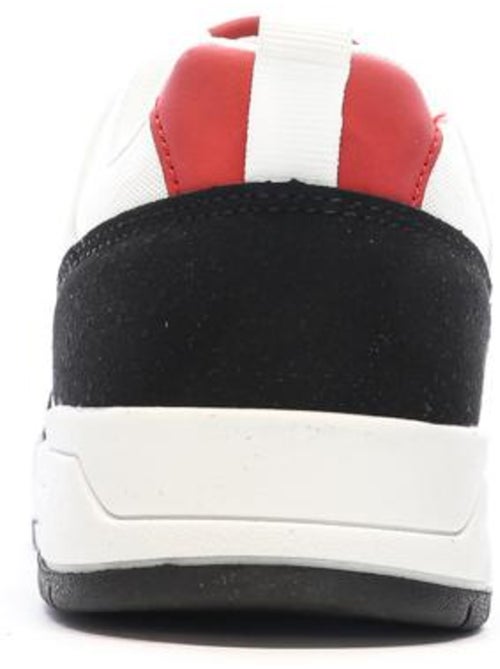 Sapatilhas kappa manis para criança - branco/preto/vermelho - Kiabi