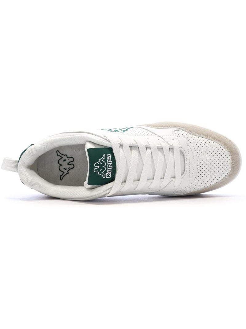 Sapatilhas kappa manis para homem brancas, bege e verdes Branco - Kiabi