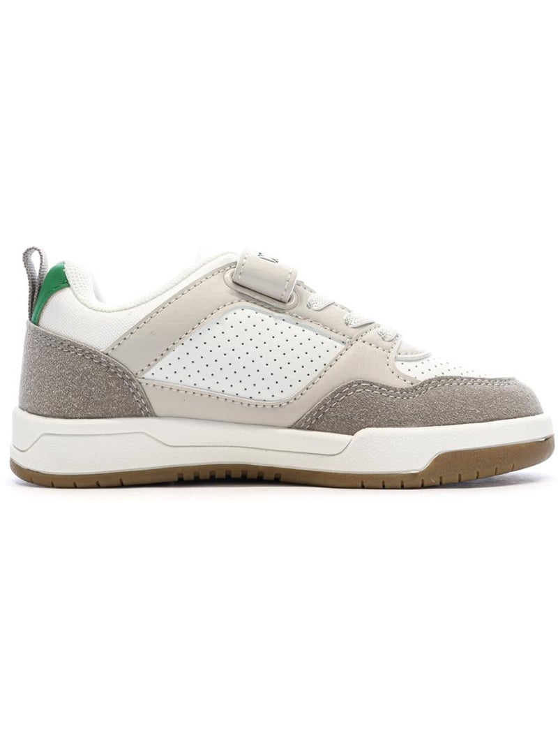 Sapatilhas kappa manis para menino brancas/cinzento/verde Branco - Kiabi