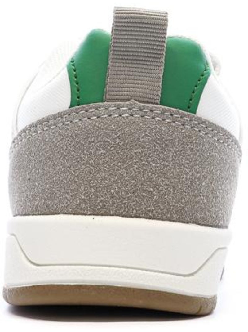 Sapatilhas kappa manis para menino brancas/cinzento/verde Branco - Kiabi