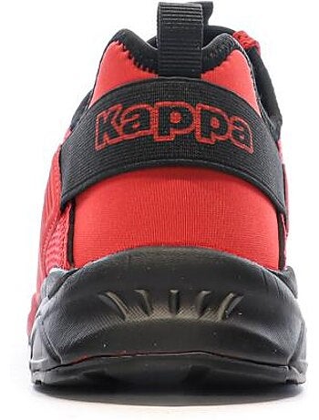 Sapatilhas kappa san puerto com atacadores para rapaz, preto/vermelho