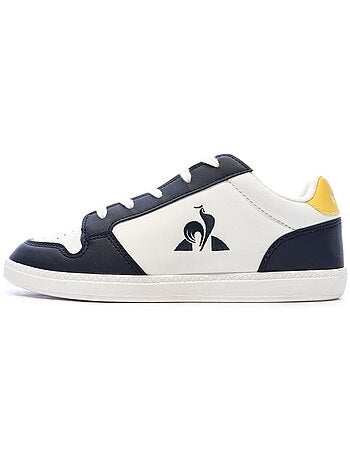 Sapatilhas Le Coq Sportif Breakpoint para Menino Branco/Azul-Marinho