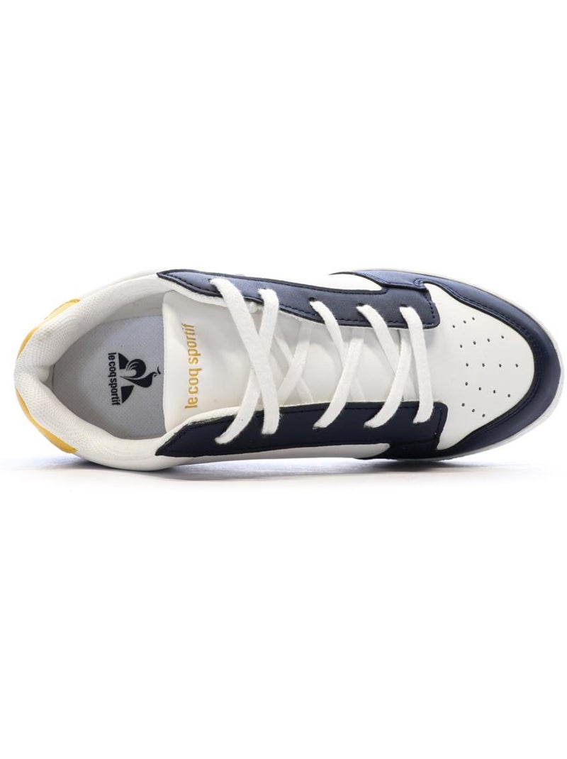 Sapatilhas Le Coq Sportif Breakpoint para Menino Branco/Azul-Marinho Azul-marinho - Kiabi