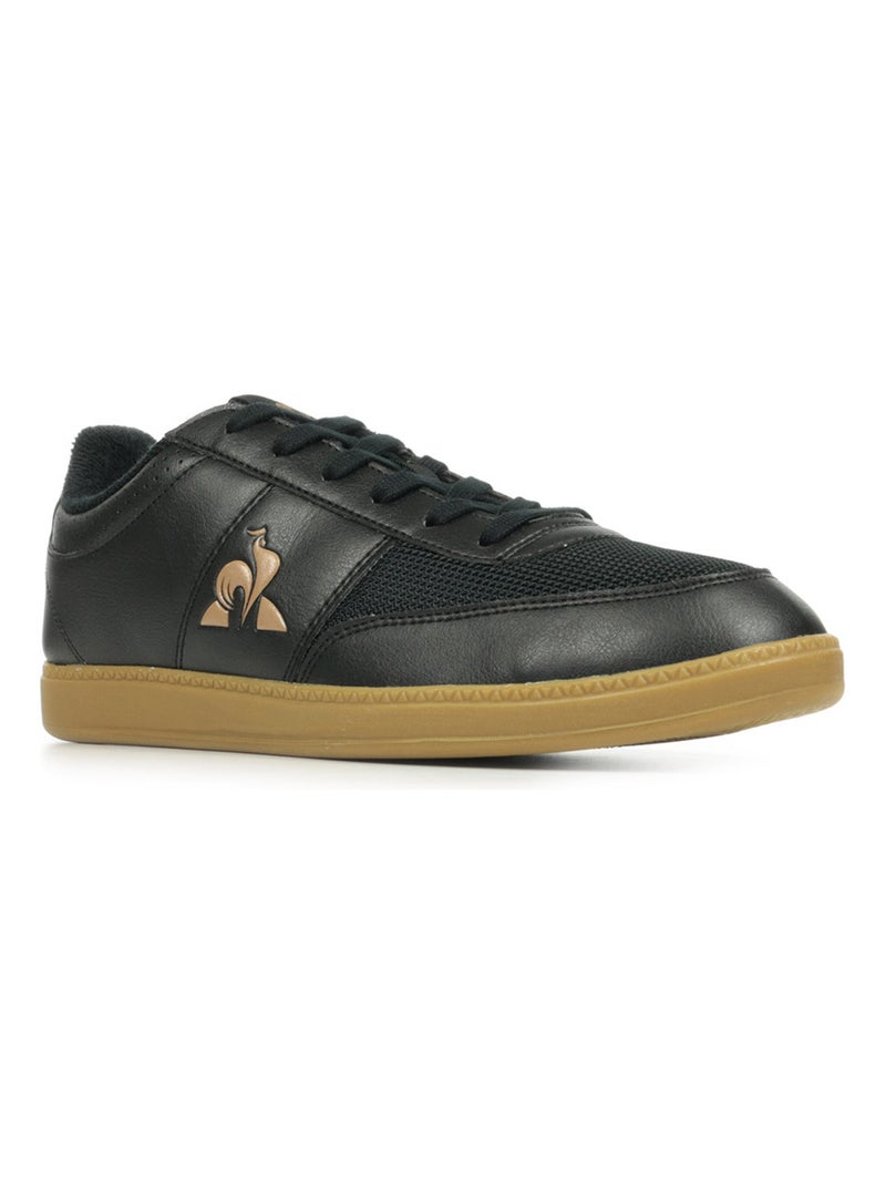 Sapatilhas Le Coq Sportif Derby para Homem em Preto e Camel Preto Castanho - Kiabi