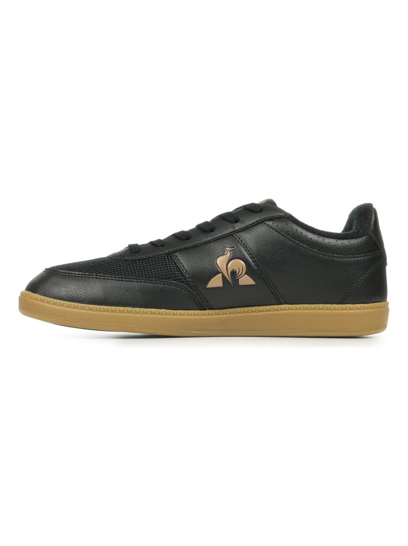 Sapatilhas Le Coq Sportif Derby para Homem em Preto e Camel Preto Castanho - Kiabi