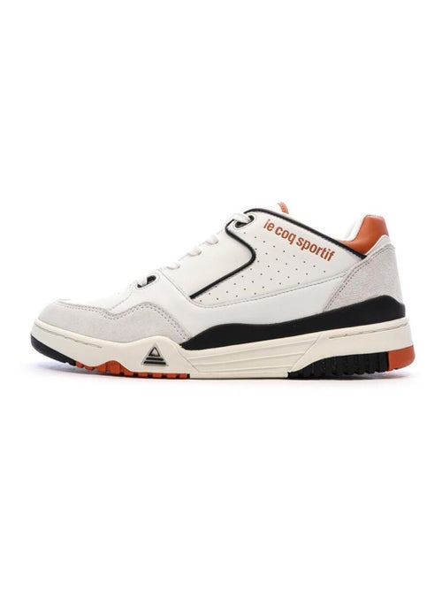 Sapatilhas Le Coq Sportif Dynactif T1000 Branco/Laranja para Homem - Kiabi Sapatilhas Le Coq Sportif Dynactif T1000 Branco/Laranja para Homem - Kiabi