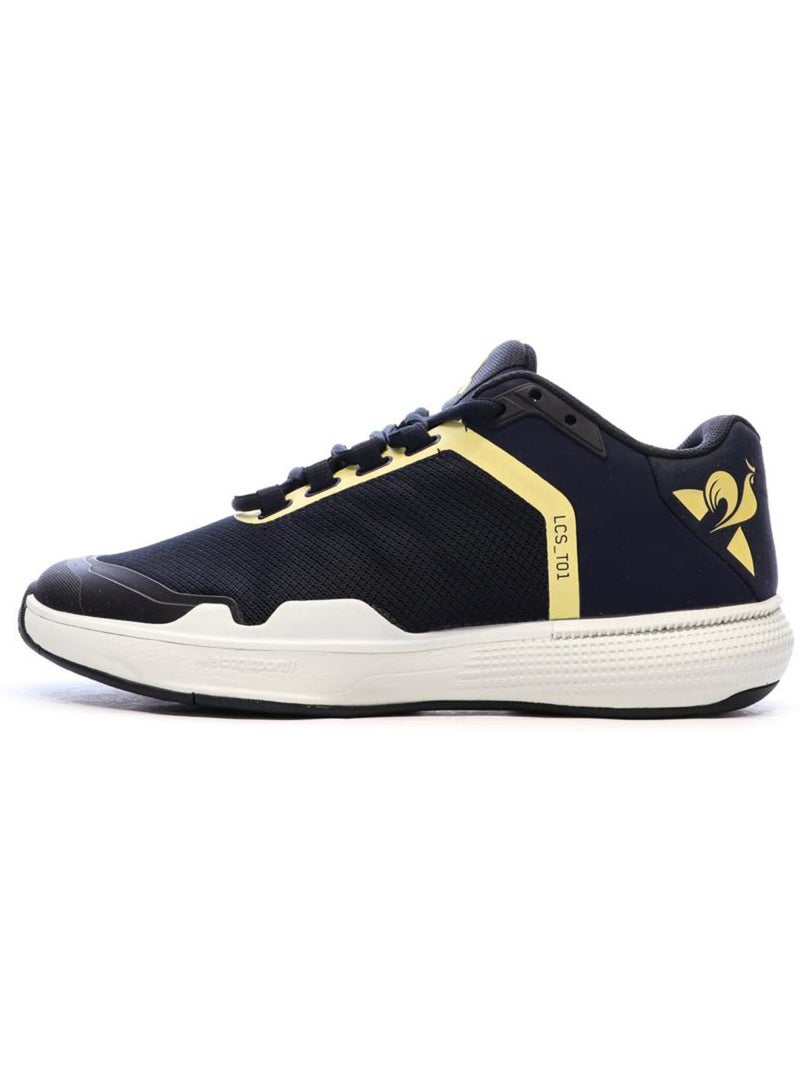 Sapatilhas Le Coq Sportif Futur para Homem Pretas/Amarelas Preto - Kiabi