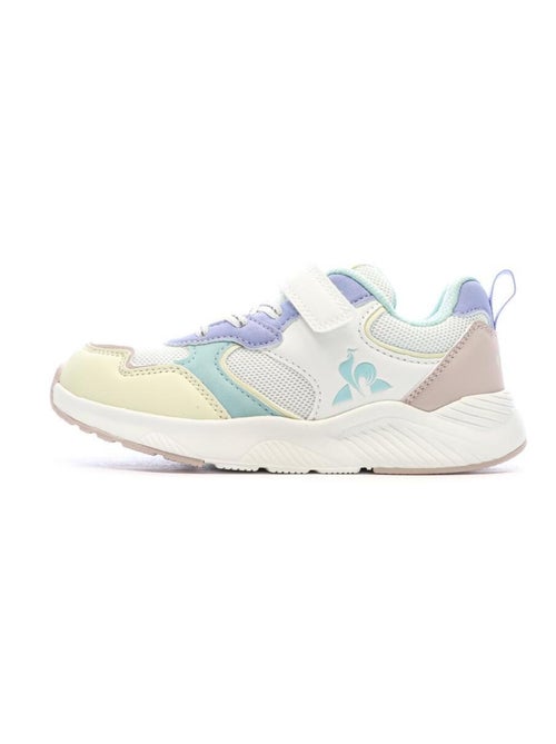 Sapatilhas Le Coq Sportif LSC Runner para Menina Branco/Verde/Amarelo - Kiabi Sapatilhas Le Coq Sportif LSC Runner para Menina Branco/Verde/Amarelo - Kiabi